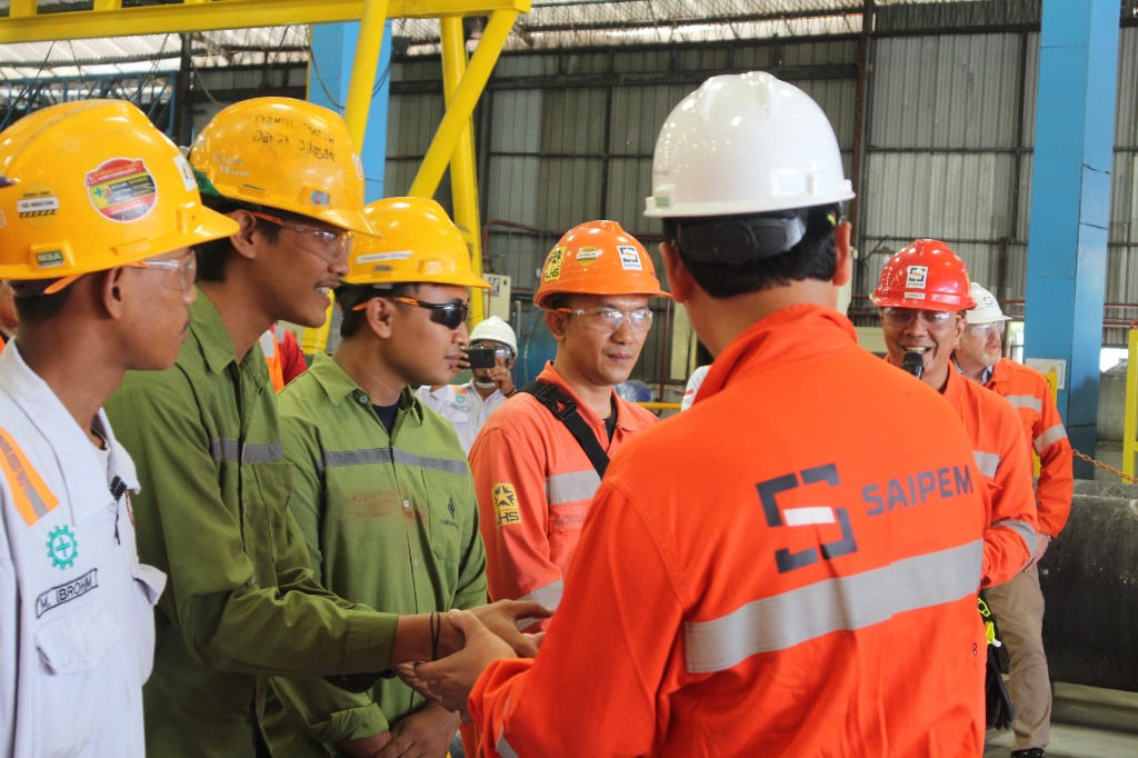 BP/Ubadari mengunjungi PT Indal Steel Pipe